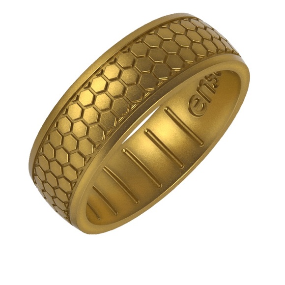 Enso Etched Signature Silicone Ring - Picture 4 of 5